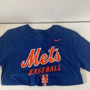 NEW! Mens “NY Mets Baseball” Nike Tee Size LG